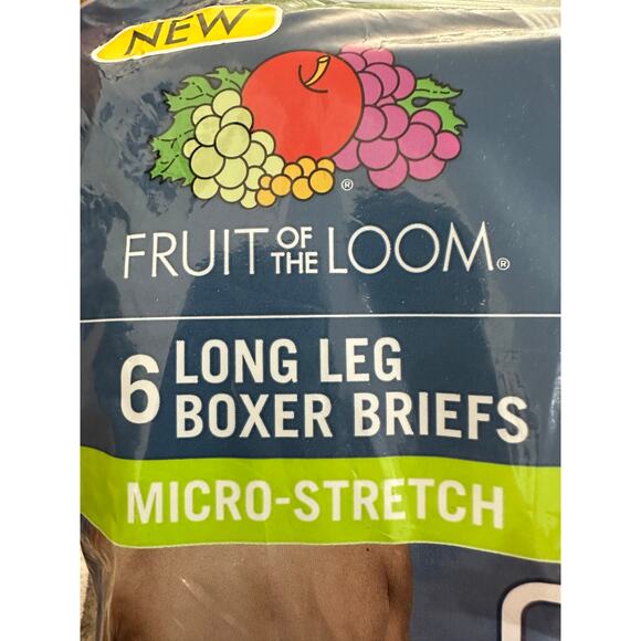 Fruit of the loom 6 long leg boxer briefs 2XL - Picture 7 of 8